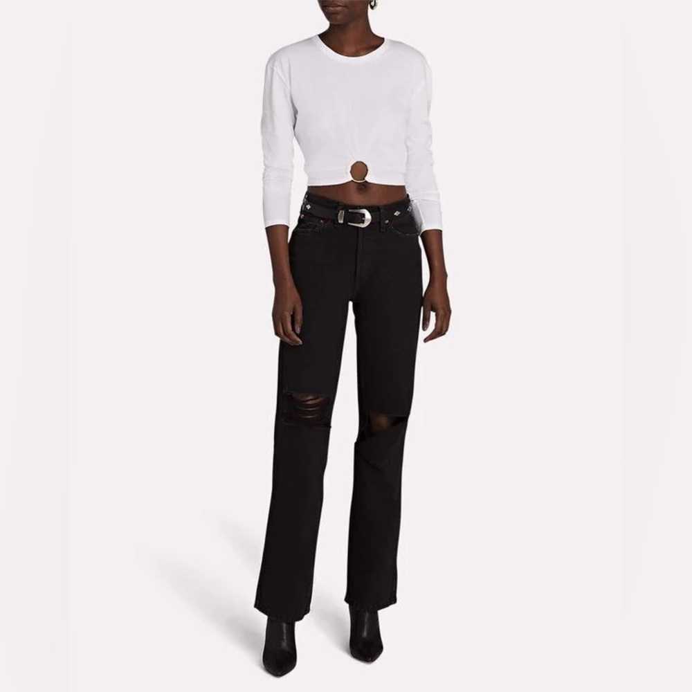 RE/DONE 90’s High Rise Loose Distressed Jeans